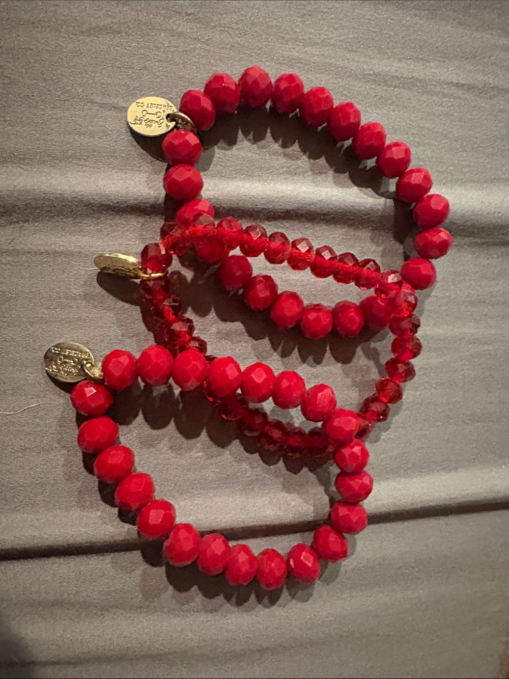 Snaffle Bit Bracelet Company Red Bracelet set *like new*